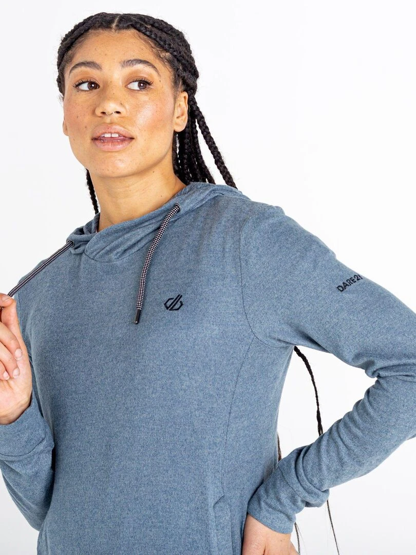 Dare 2B   Sweat à capuche OUT & OUT   Bleu Gris