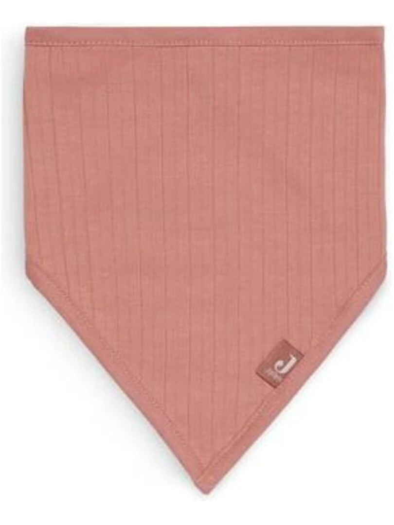 Bavoir Bandana Basic Stripe Rose des bois (2pcs) Jollein Rose