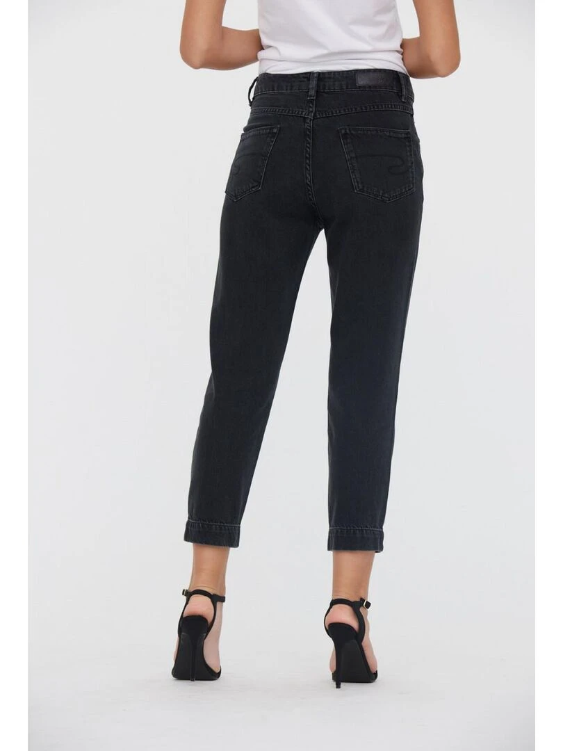 Lee Cooper   Jean coton boyfriend JORDA   Noir