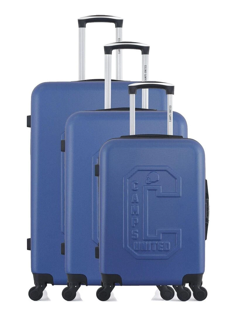 CAMPS UNITED SET DE 3 VALISES UCLA Bleu marine
