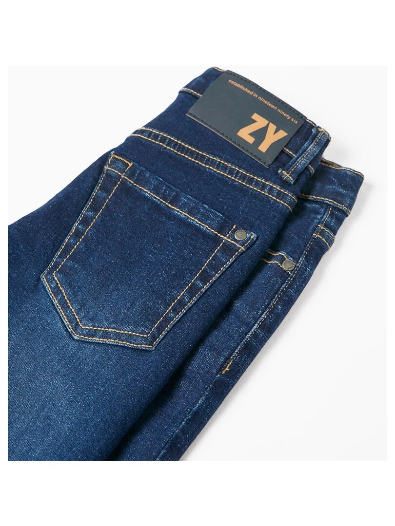 Jean en Coton Garçon 'Slim Fit'  LE CHALET   Bleu foncé