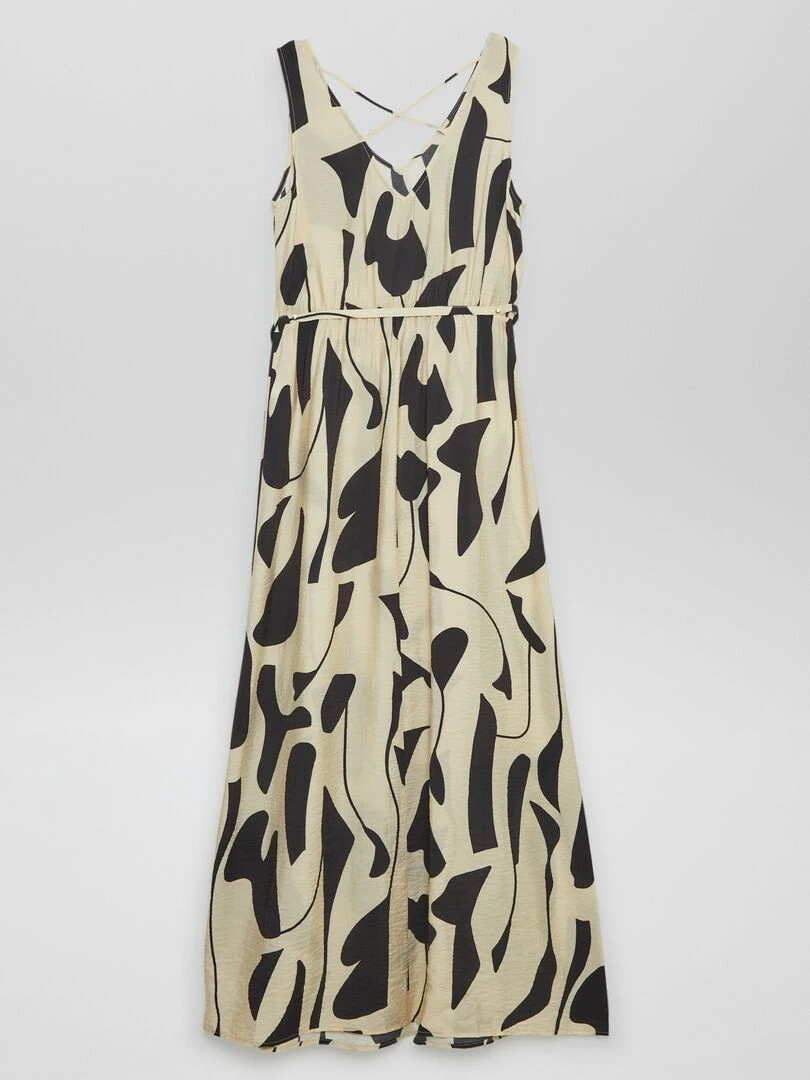 Robe longue 'JDY' beige/noir