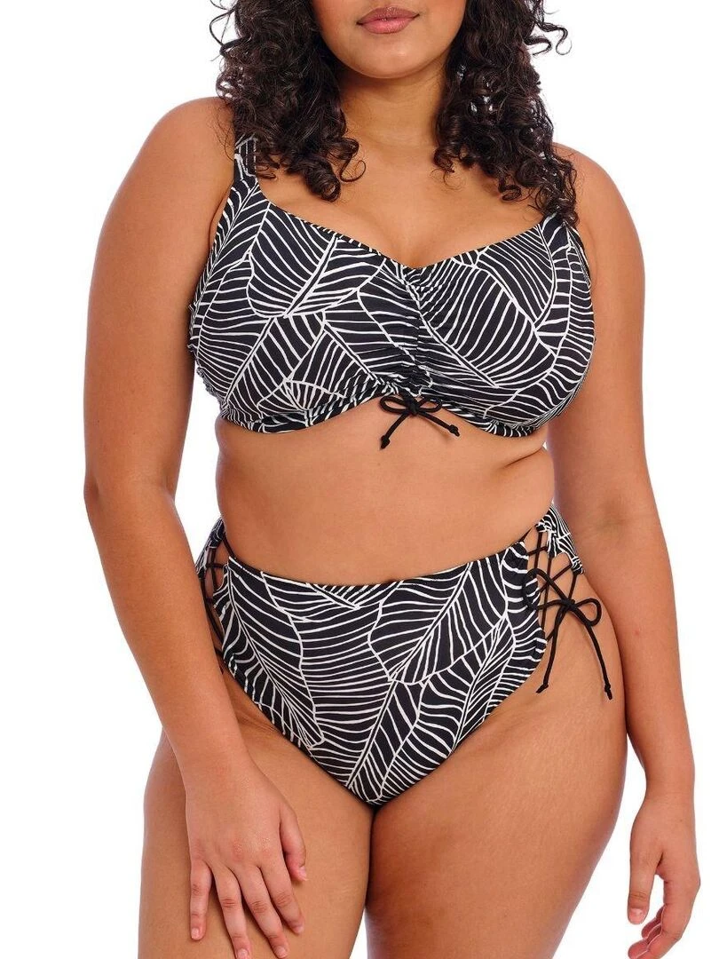 Haut de maillot ajustable Kata Beach Noir