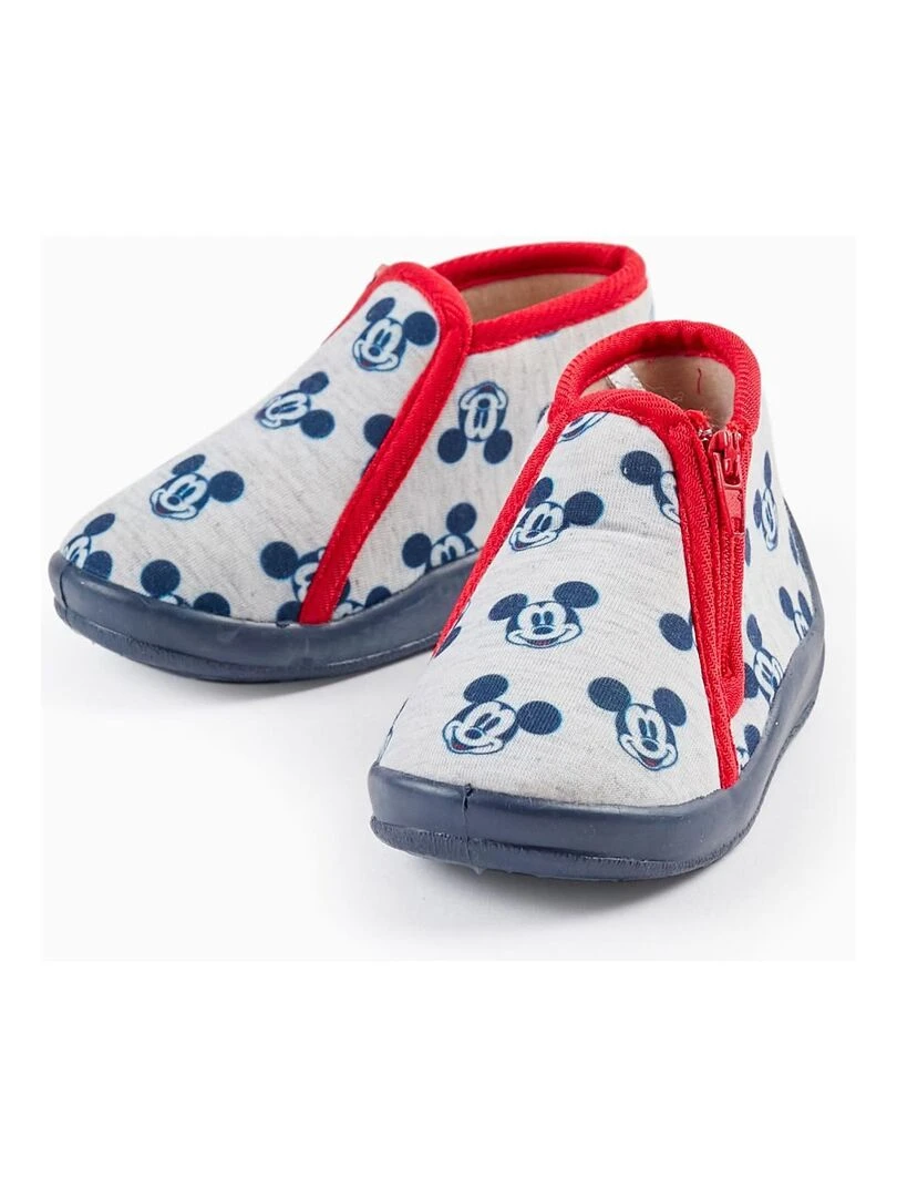 Chaussons pour Bébé Garçon 'Mickey' MICKEY Gris clair