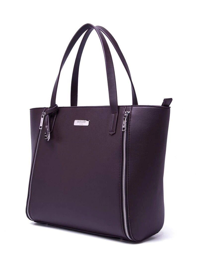 INFINITIF SAC A MAIN FUCHSIA Noir
