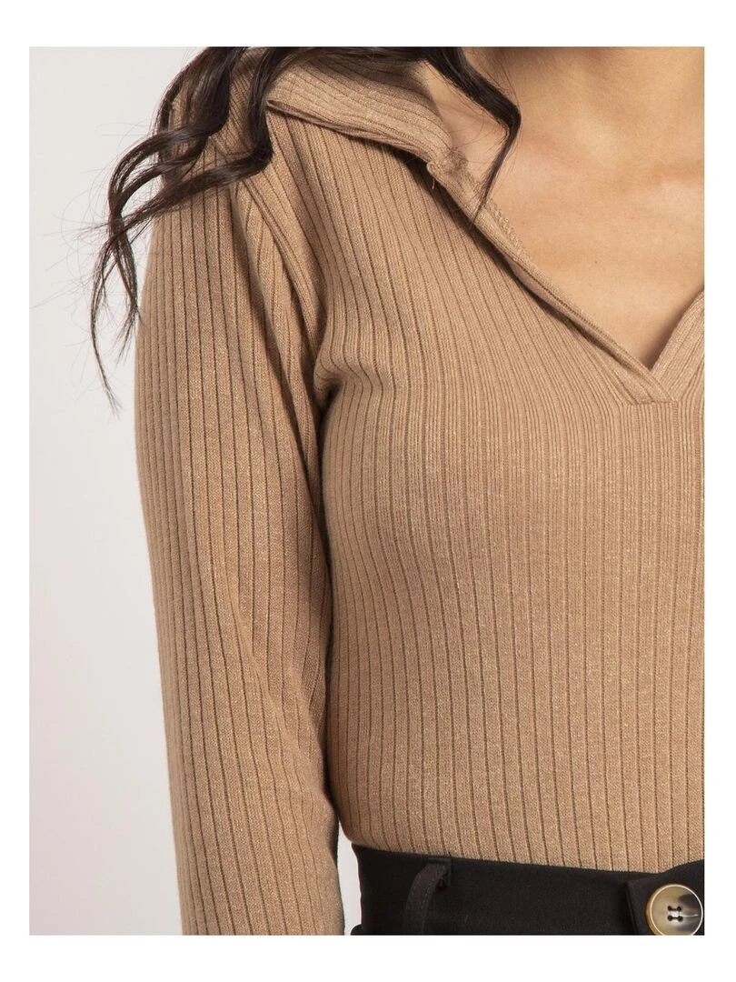 Pull fin KALEDA   Beige