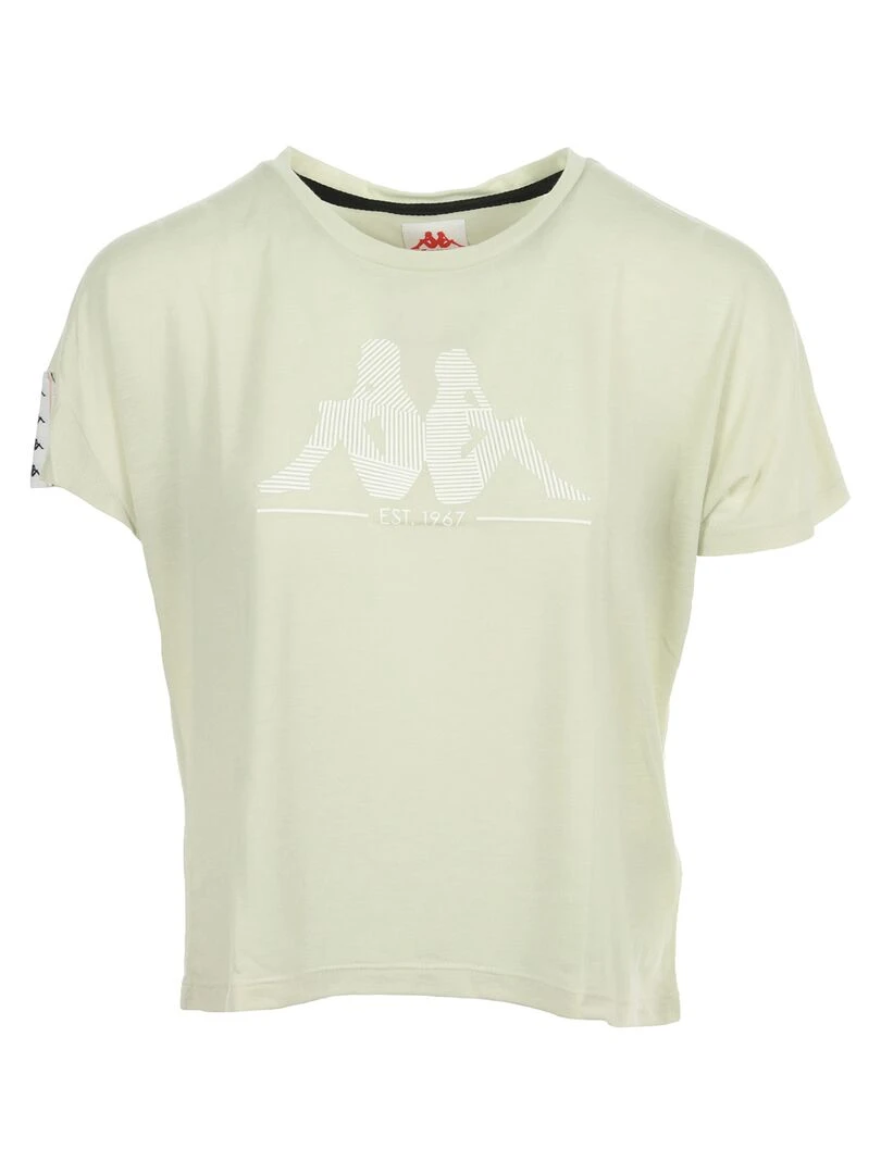 T shirt Kappa Authentic Yerri Ecru