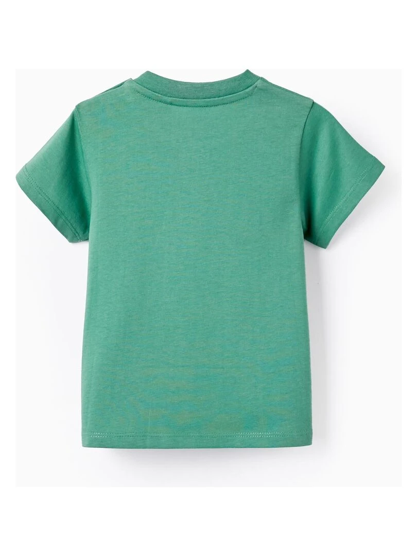 T Shirt De Coton Pour Bébé Garçon 'Cuba' manches courtes Vert foncé