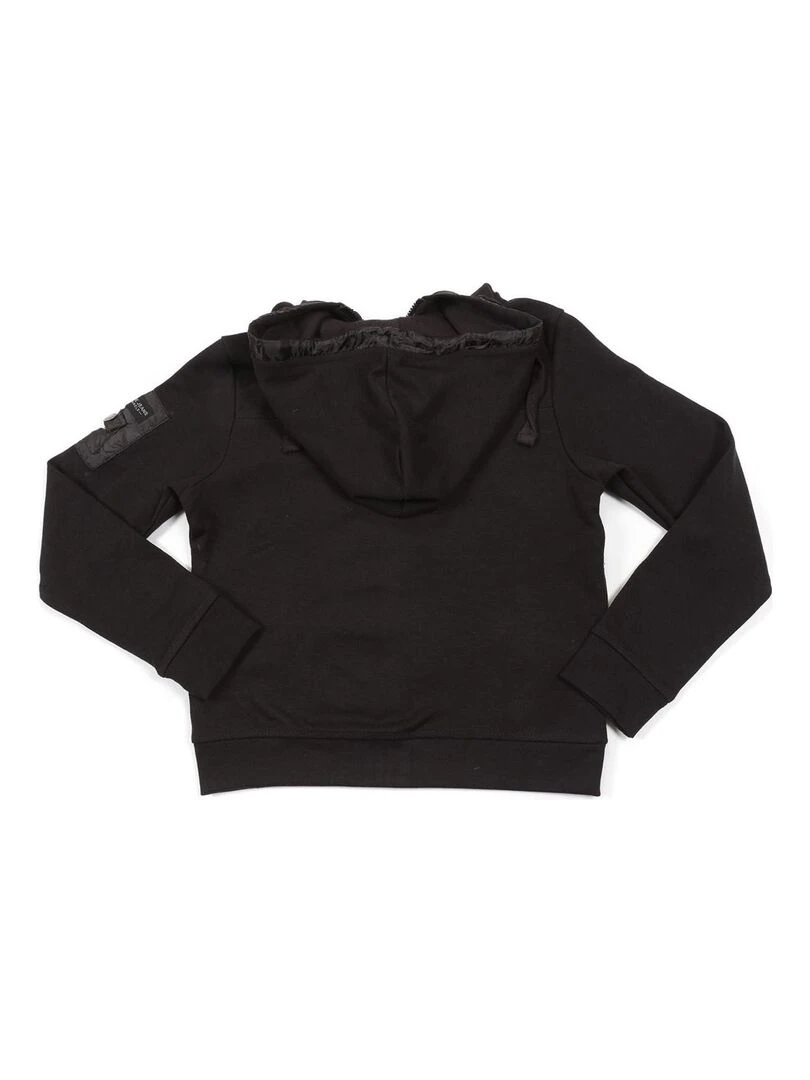 SWEAT ZIPPE CAPUCHE WILEY BOY   Noir