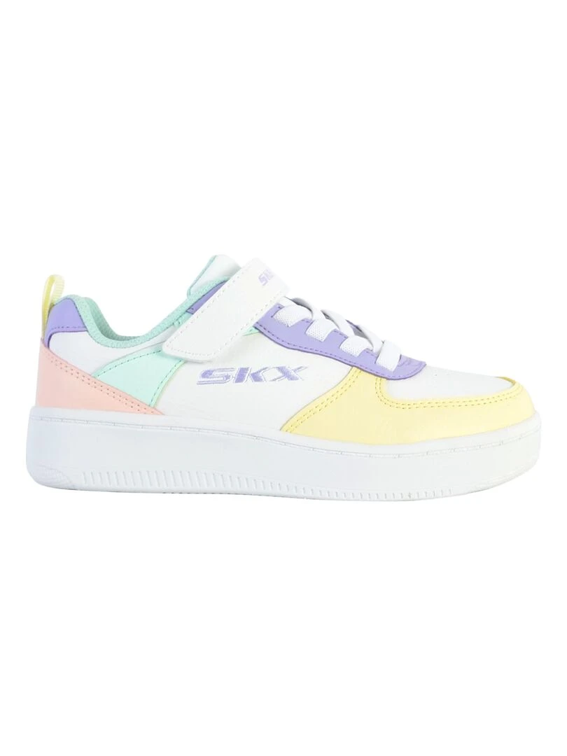 Basket à Lacets Skechers Sport Court 92 Blanc