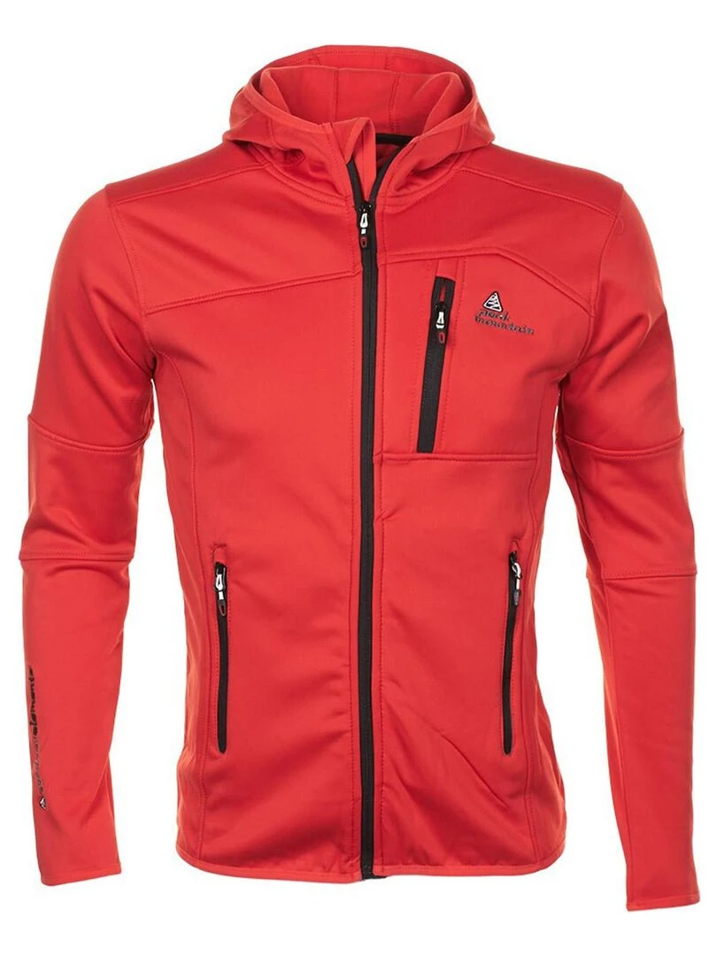 Blouson polar shell homme CAMPUS PEAK MOUNTAIN Rouge
