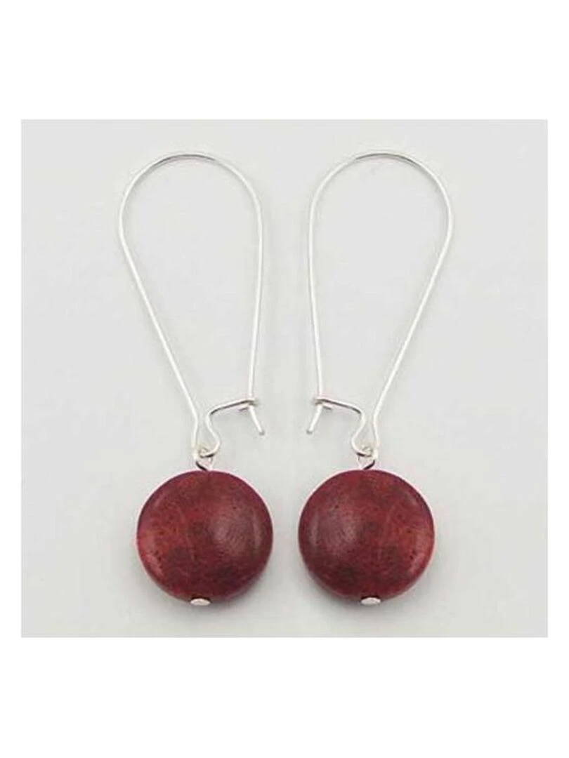 Boucles d'oreilles en argent et gorgone Bijoucolor Argent