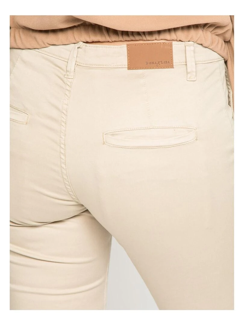 Pantalon chino slim ETERBERK   Beige