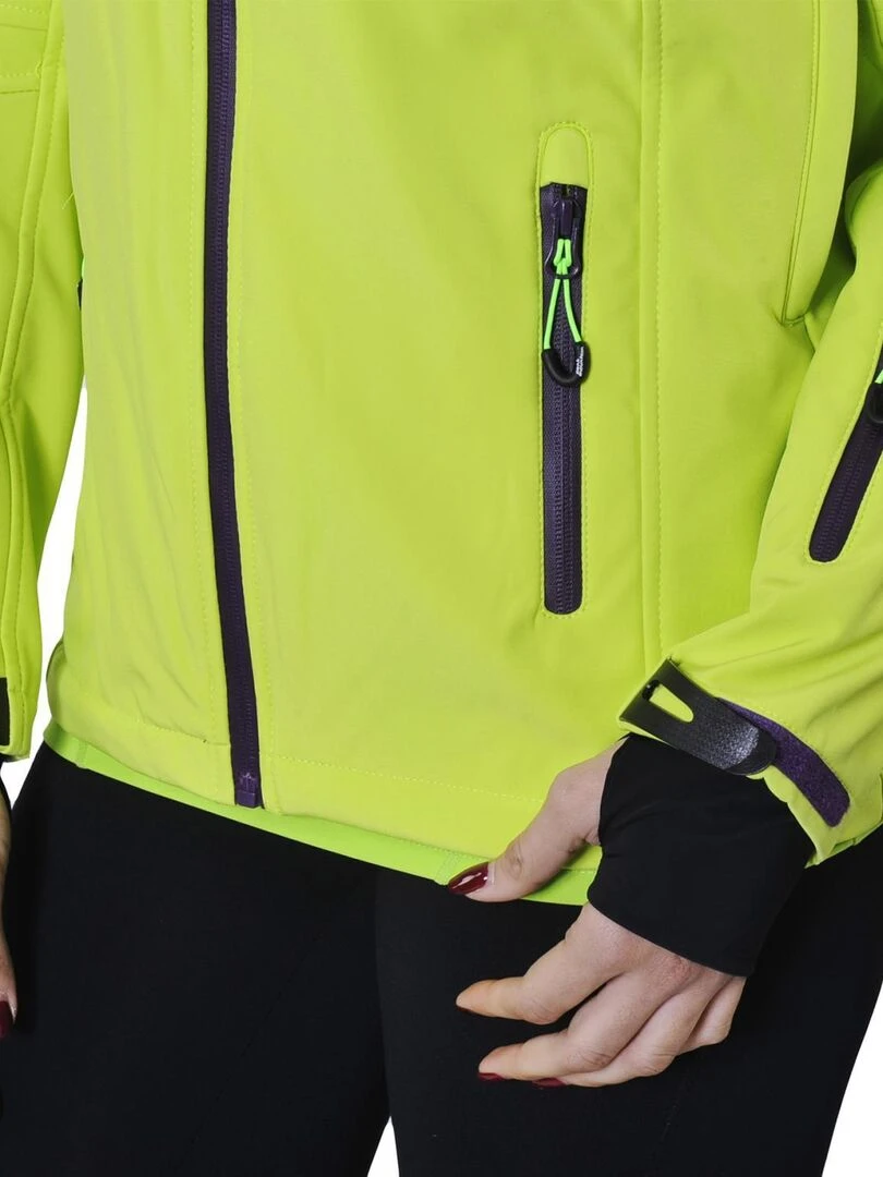 Blouson de ski femme AMALA   Vert anis