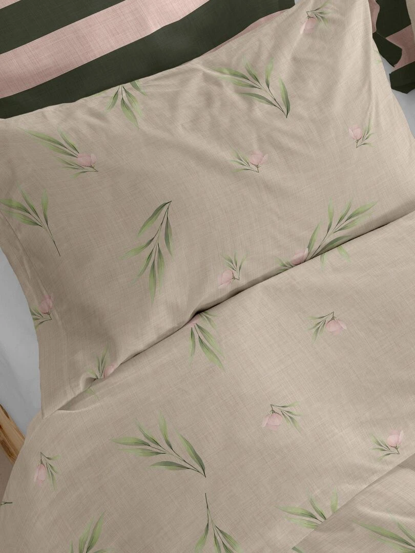 Housse de couette Summer Floral (D) "Happyfriday"   Blanc