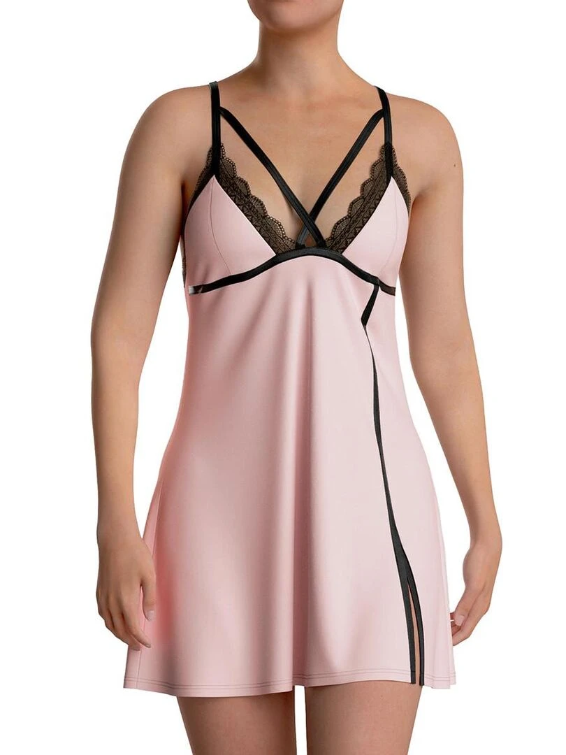 Nuisette romantique en lyocell Lover Rose
