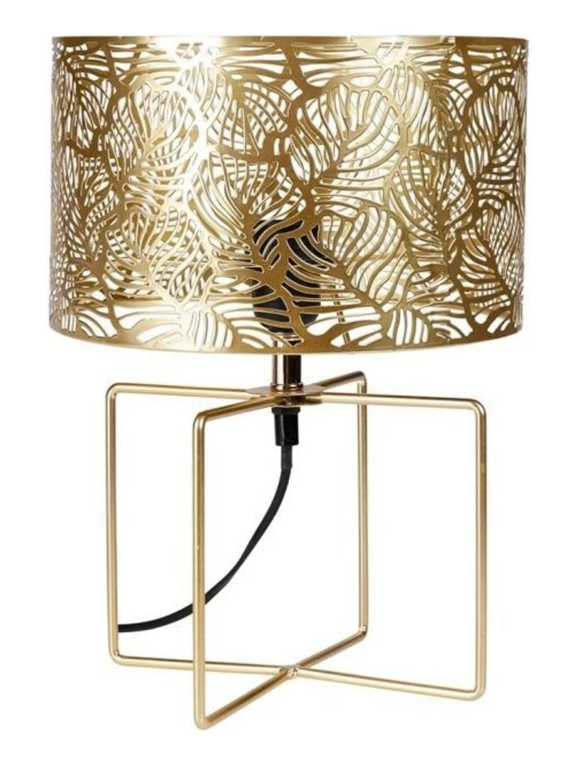 Lampe métal ajouré Calathéa doré Doré/or