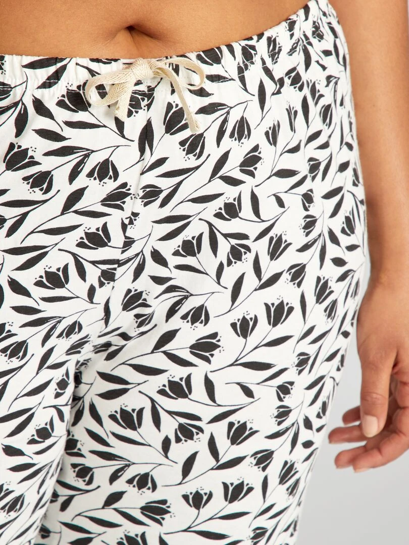 Pyjama long 'Naf Naf'   2 pièces   Rose