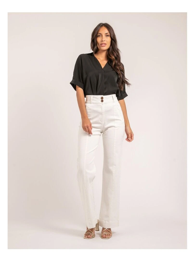 Blouse fluide OURIA   Noir