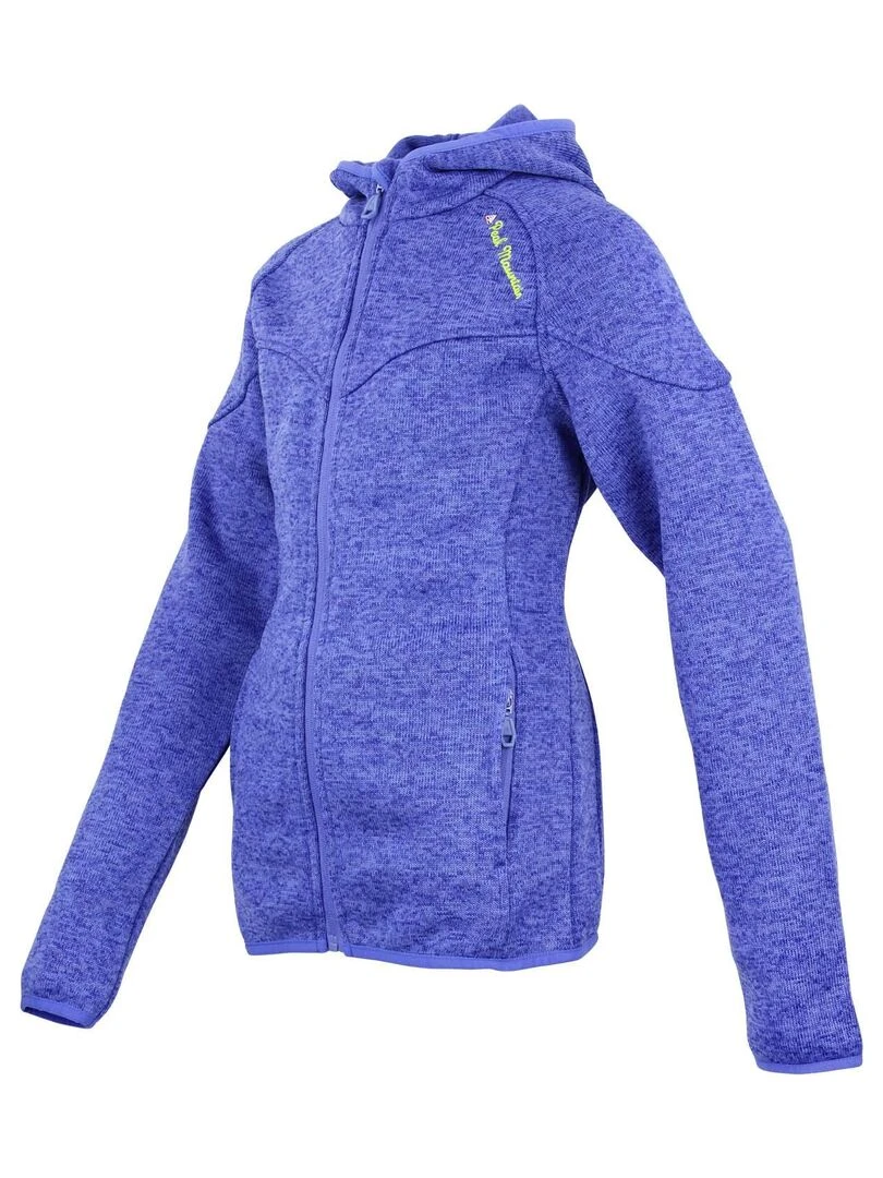 Blouson polaire fille FATORA   PEAK MOUNTAIN   Violet