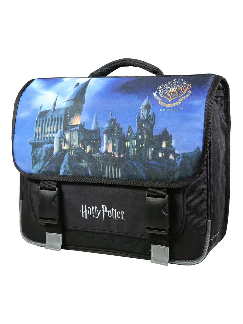 BAGTROTTER Cartable 38 cm Harry Potter Noir Château Noir