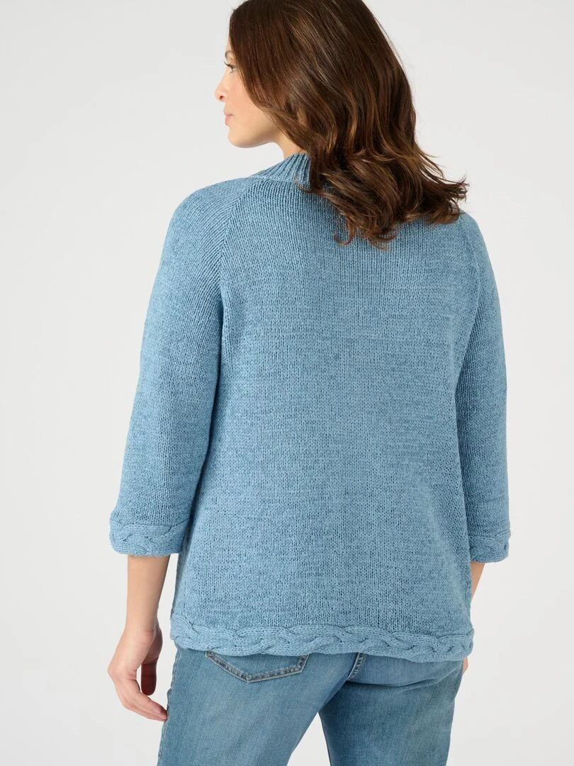 Gilet boléro manches 3/4   Damart   Bleu