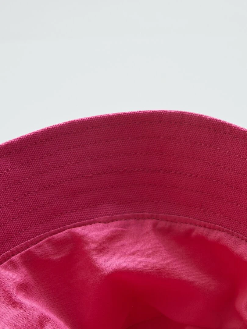 Bob uni avec patch cousu   Rose