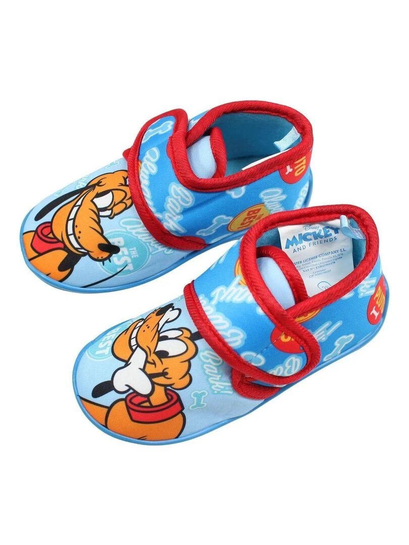 Disney Chaussons garçon imprimé Donald Bleu