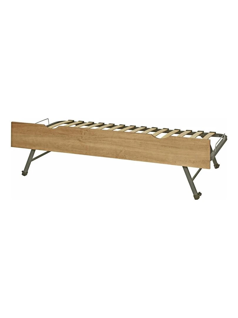 Sommier gigogne avec façade 2 mains Makuria AKITEN RETAIL Marron noisette