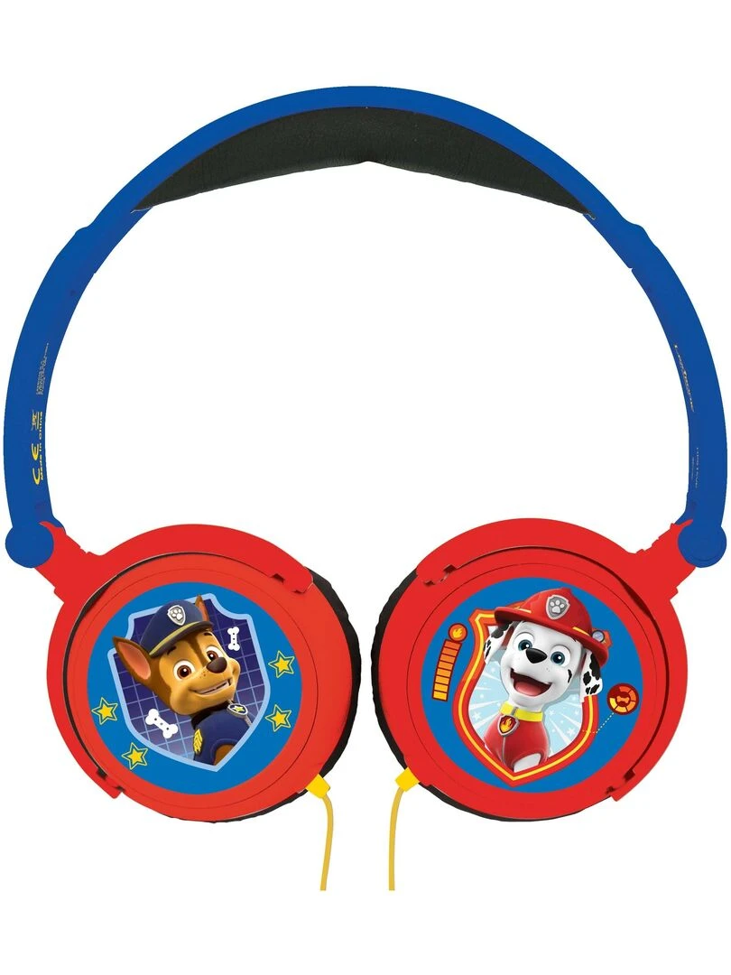 Casque Stéréo Filaire Pliable Pour Enfants Avec Limitation De Volume D'écoute Pat' Patrouille   N/A