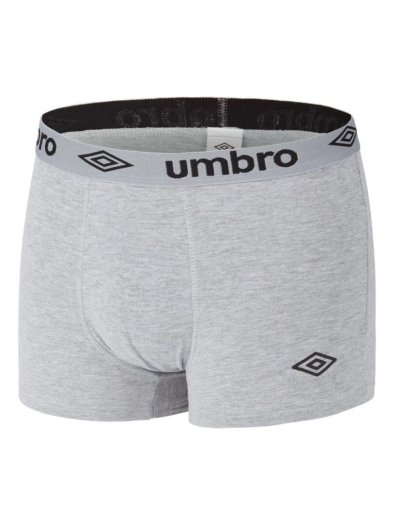 Lot de 4 Boxers coton homme uni Umbro   Noir