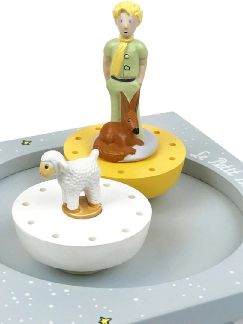 Boîte à musique magnétique Le Petit Prince bleu ciel (11 5 x 8 5 cm)   N/A