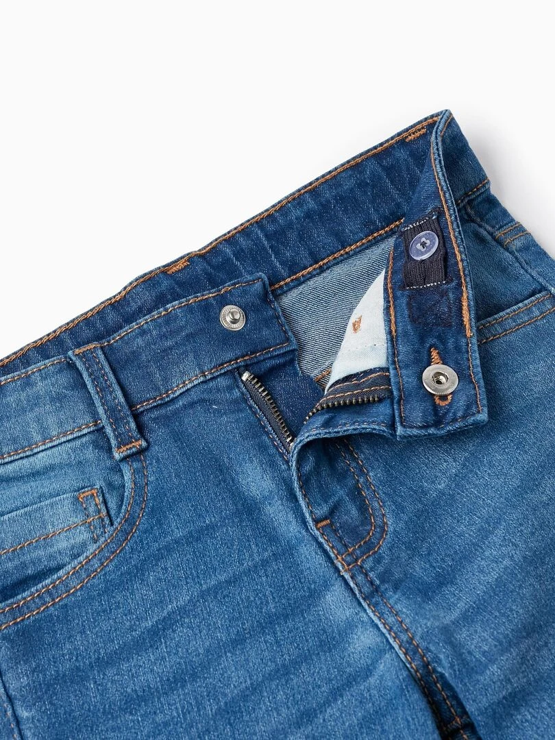 Pantalon en Jean pour Garçon 'Straight Fit'  NATURE TAKEOVER   Bleu