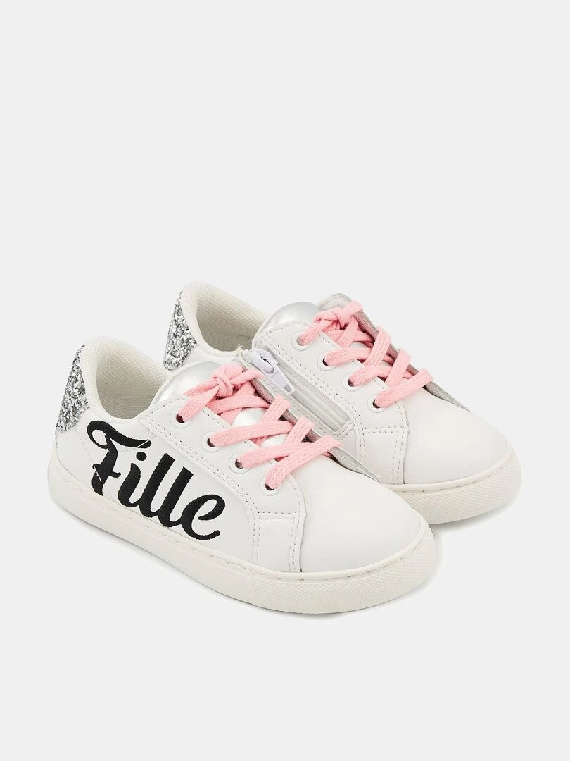 Mini Simone Fille à Papa Blanc
