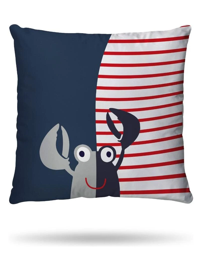 Housse de couette Catimini Cotier 140x200 cm et taie d'oreiller   100% Coton   Blanc