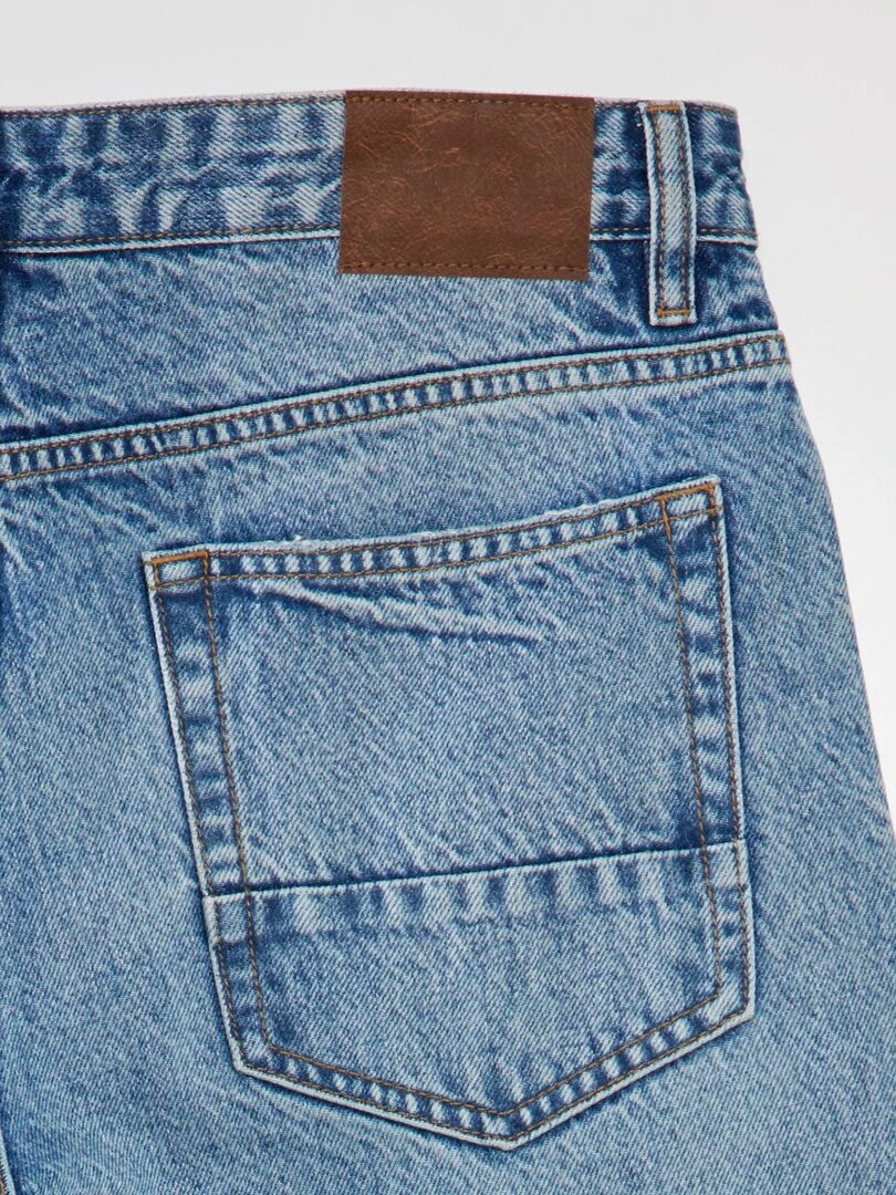 Jean relaxed fit destroy   Stone