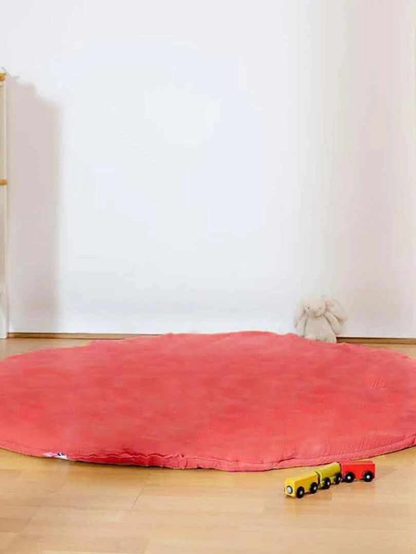 Tapis d'Eveil Havane en Coton Bio Fraise   Rouge