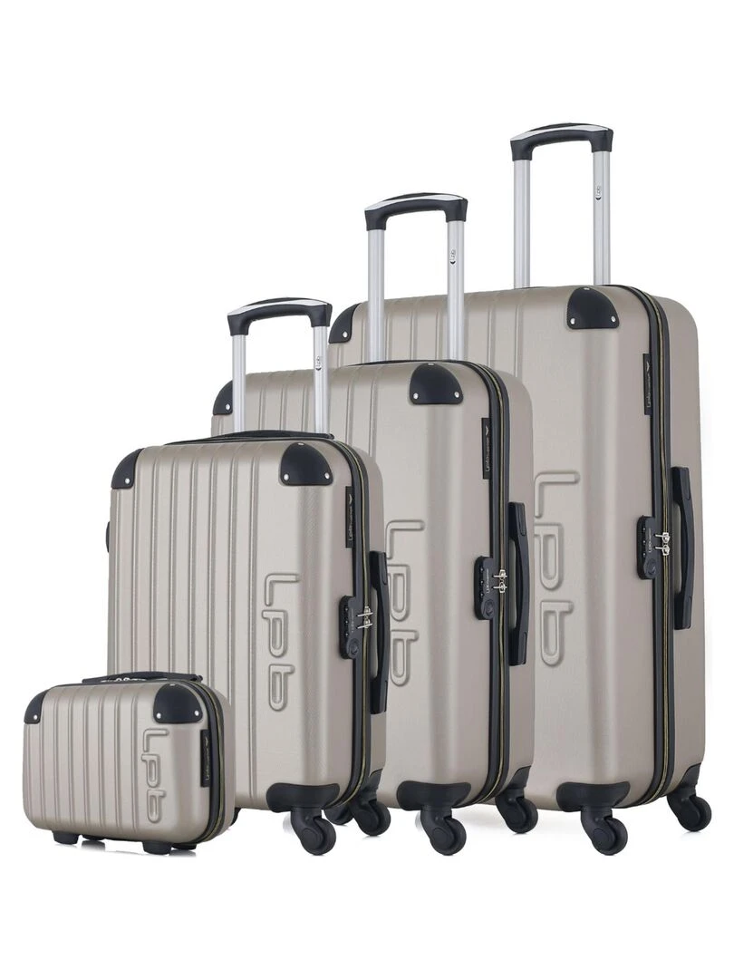 LPB LUGGAGE SET DE 4 HAMBOURG C Beige