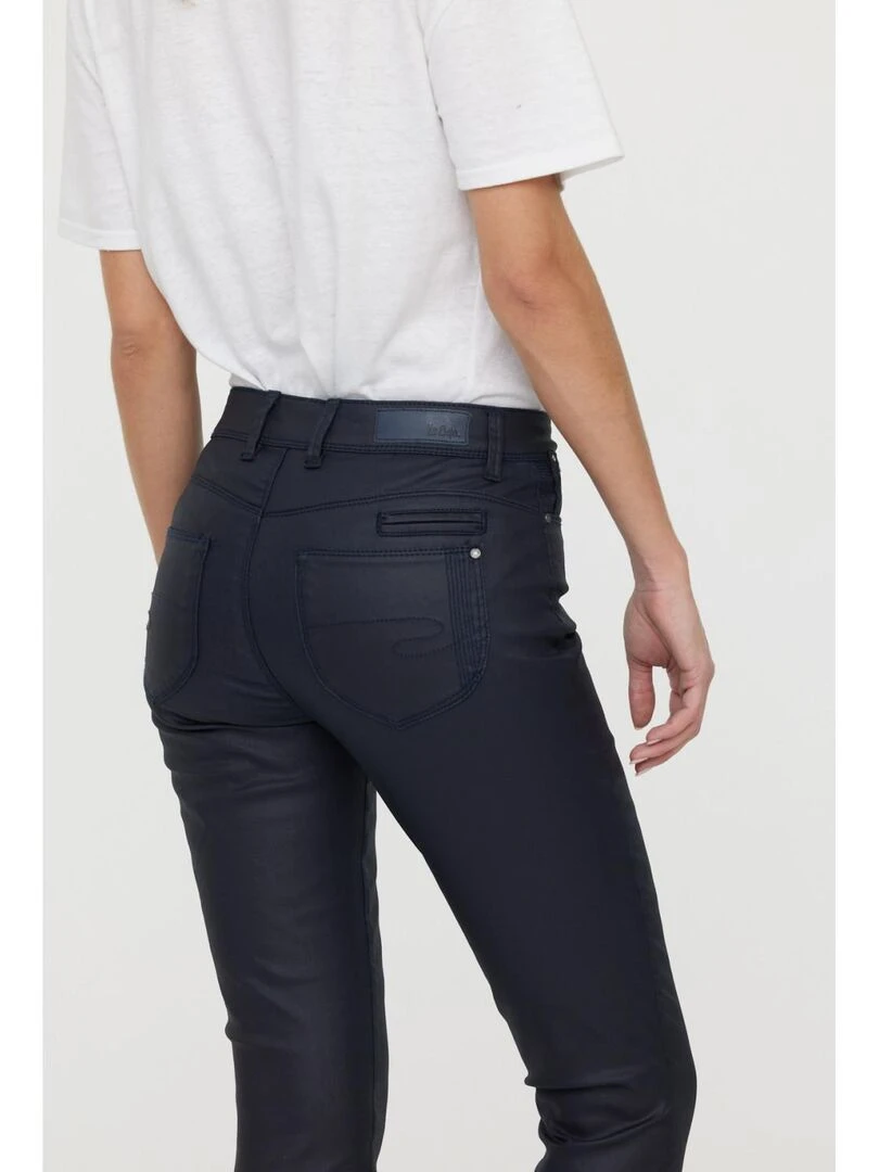 Lee Cooper   Pantalon coton slim push up JANA   Bleu marine