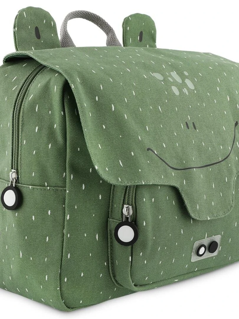 Cartable A4 maternelle Mr. Frog Vert