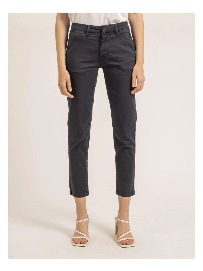 Pantalon chino slim EILYN Bleu marine