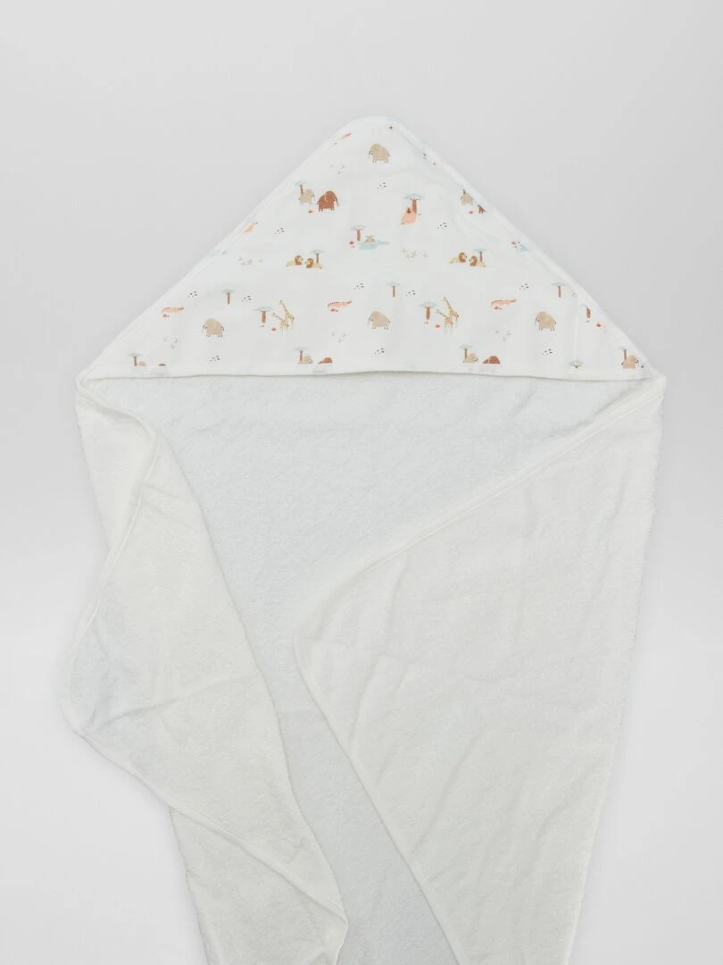 Cape de bain   Blanc