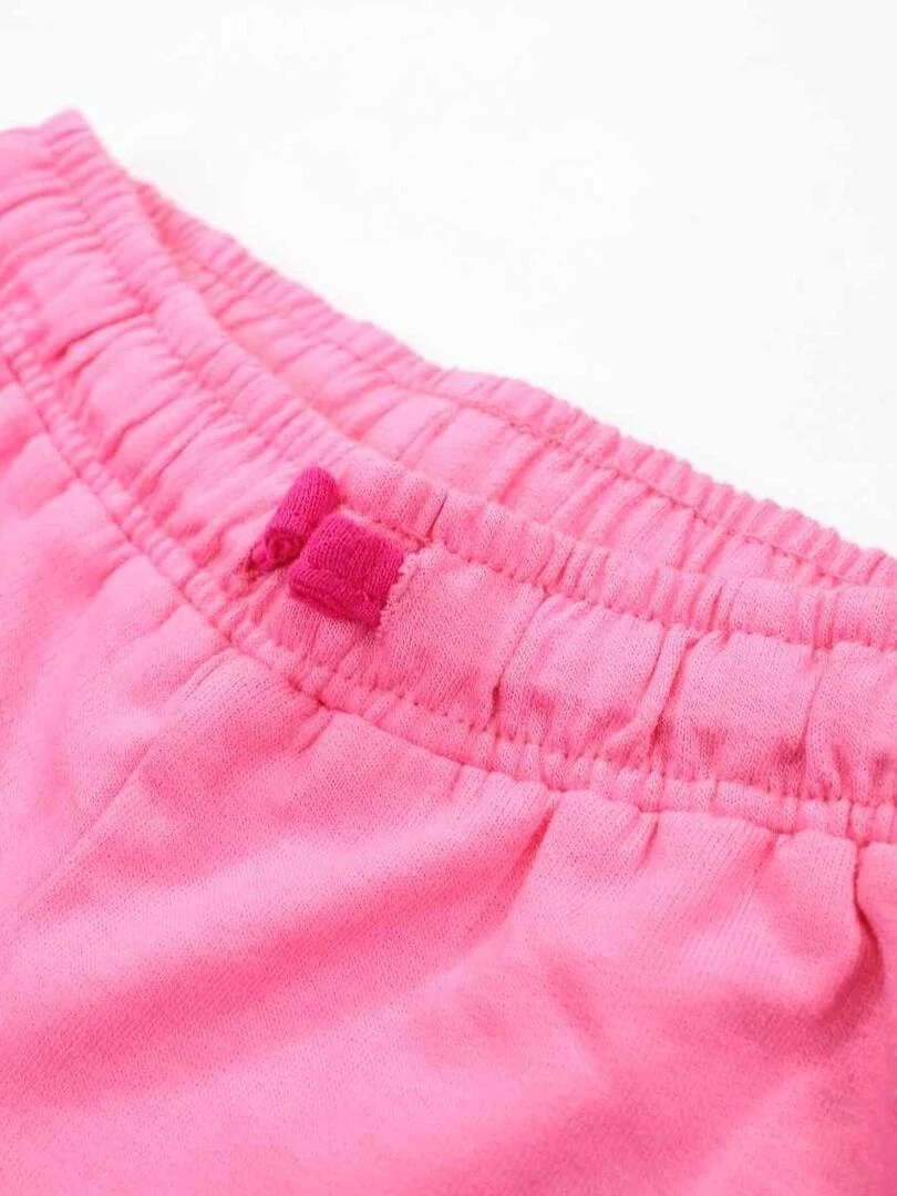 Disney   Short fille imprimé Lilo Et Stitch en coton   Rose