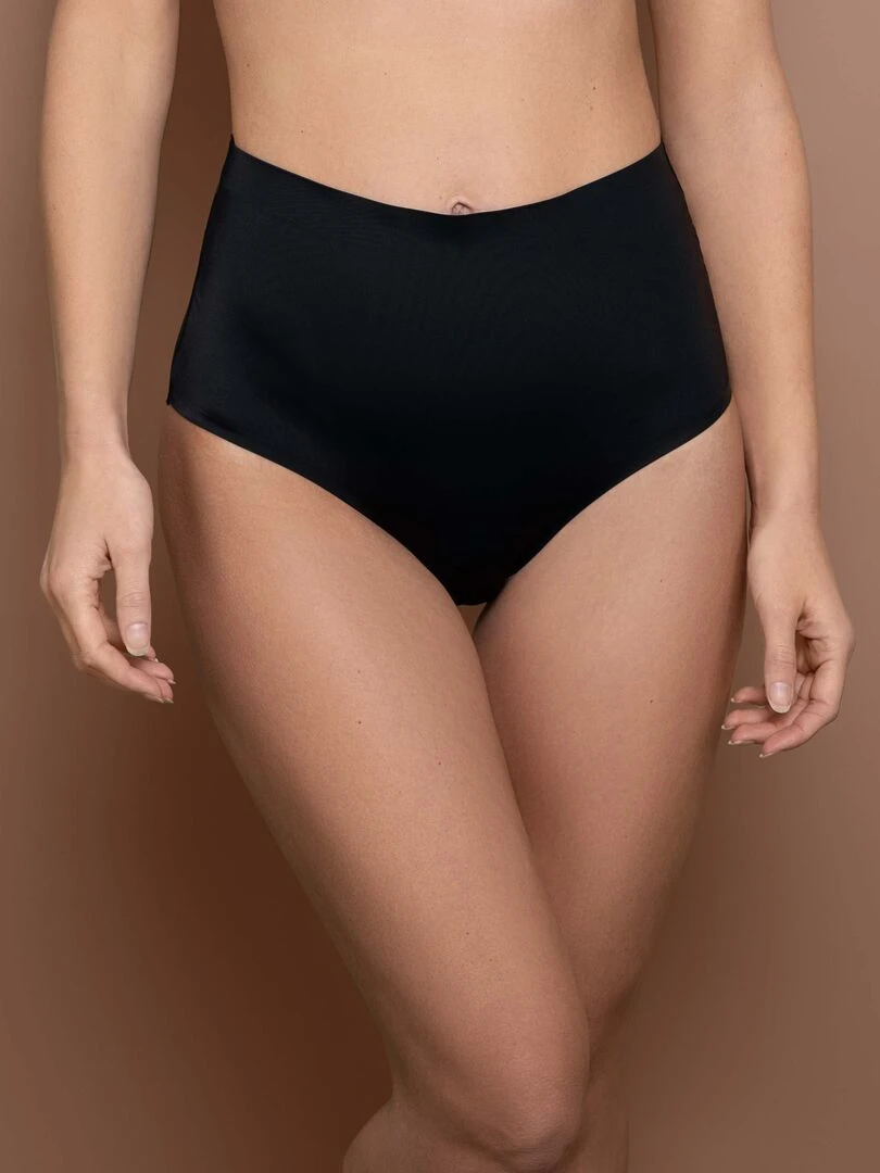 Culotte taille haute gainant 'Bye Bra' NOIR_