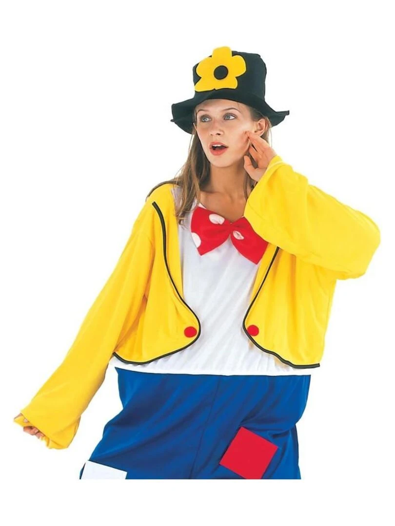 Déguisement Harpo le Clown tordu Femme Jaune