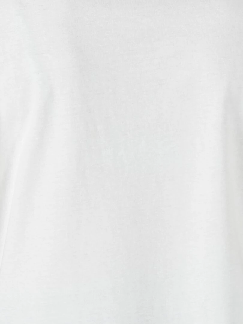 Tee shirt brodé coton biologique   Damart   Blanc