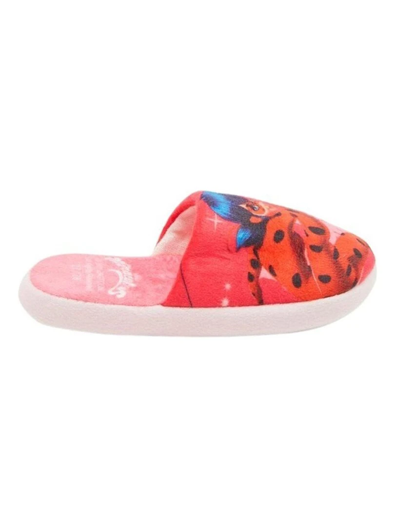 Miraculous Chaussons fille imprimé Ladybug Rose fushia