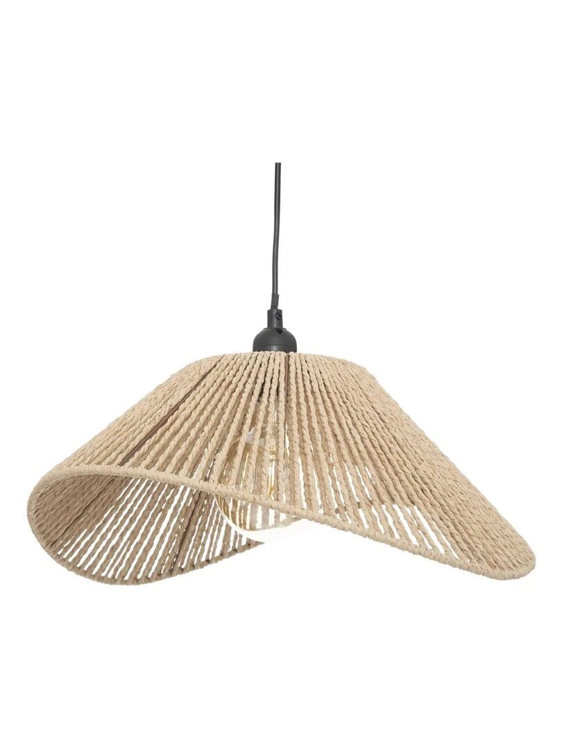 Suspension en cordes de papier Beige