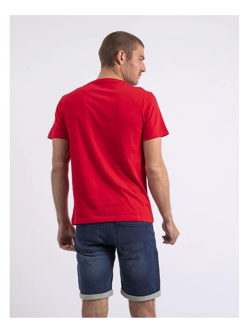 T shirt col rond NALUBAD Rouge