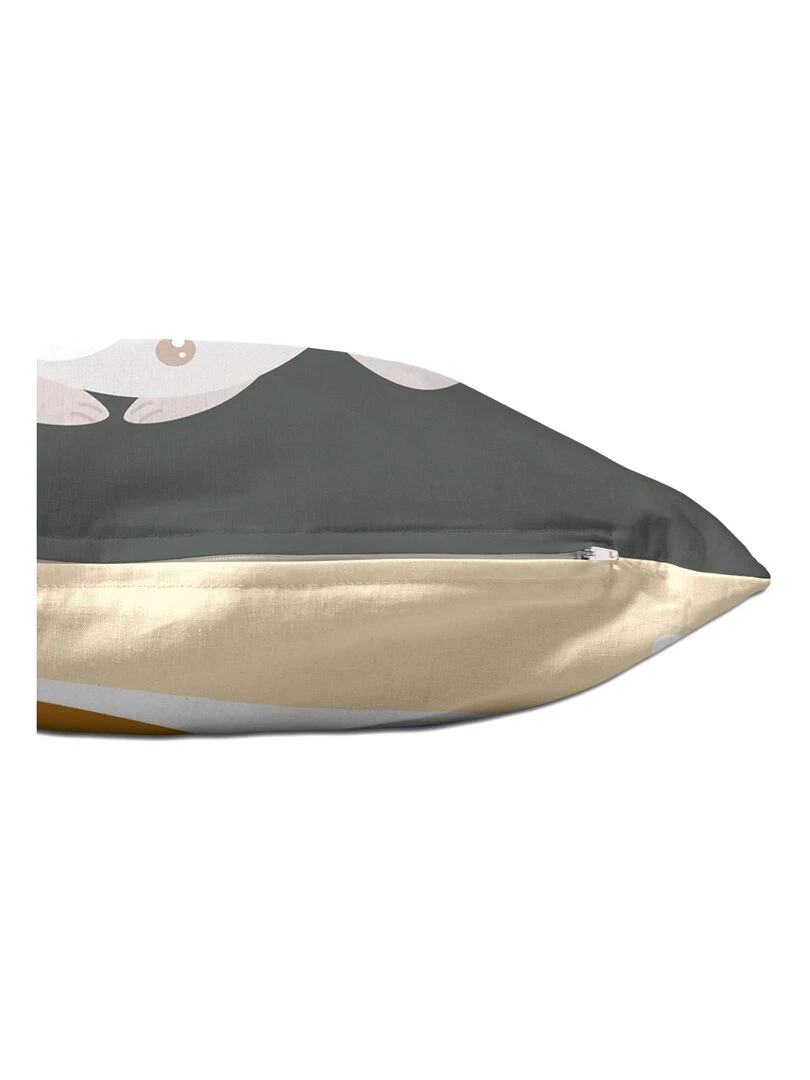 Housse de coussin Baby koala "Happyfriday"   Blanc